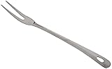 Fackelmann 24352 Tenedor de Carne Lara de Acero Inoxidable, Plata