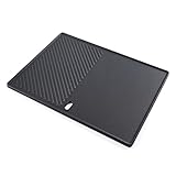 GFTIME 43.4cm x 32cm Plancha de Parrilla 13190 para Landmann EMAILLEE Triton 3 y 4 Bruleurs, Parrilla de Gas para Barbacoa, Plancha de Hierro Fundido, Plancha de Calor, Placa de Cocina