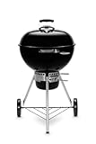 Weber GBS E-5750 Parrilla Carbón vegetal Carro Negro, Plata - Barbacoa (Parrilla, Carbón vegetal, 2342 cm², 57 cm, Carro, Grid)