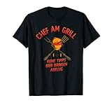 Divertido mensaje para todas las barbacoas Meister Chef Am Grill. Camiseta