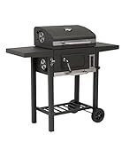 Carro de parrilla Tepro Toronto | Barbacoa | Bandeja de carbón regulable en altura | Superficie de la parrilla aproximadamente 43 x 32 cm