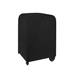 Dokon Funda para Barbacoa, Resistente 600D Oxford, Impermeable, Anti-Viento, Anti-UV, Cubierta Barbacoa Exterior, Funda Protectora Barbacoa BBQ con Correas de Ajuste (76x66x110cm) - Negro