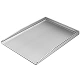 Plancha universal de acero inoxidable, 27 x 20 cm, apta para barbacoa de gas Weber y barbacoa de carbón, rectangular, maciza