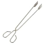 Sauvic 04468 - Pinza con Pala Larga Inoxidable, 18/8