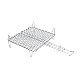Sauvic Parrilla abombada para Carne o Pescado de 30x35 cm.