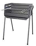 IMEX EL ZORRO 71762 Barbacoa con Parrilla Cincada, Negro, 49 x 48 x 73 cm