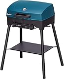 Enders Explorer Next Pro Barbacoa gas para camping - Barbacoa de gas portatil para asar, cocinar y hornear - Barbacoa pequeña para balcón, jardín y terraza con 2 quemadores #210233