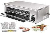 VEVOR Salamandra Eléctrica Elevable 4000 W Salamandra Eléctrica Cocina Industrial Pollo de Barbacoa Brochetas para Barbacoa Parrilla para Brochetas Temperatura de 50-300 ?