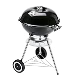 Landmann 042366 - Barbacoa con ruedas (aprox. 44 cm), color negro esmaltado