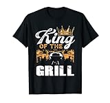King Of The Grill Verano Barbacoa Cocinar Cocinar Barbacoas Chef Camiseta