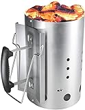 Denmay BBQ Charcoal Chimney Starter with Handle for Weber, charcoal grill accessories barbecue chimney lighter, fire starter, Grill Quick Start Barbecue for Camping & Grilling, Chimney Lighter Basket