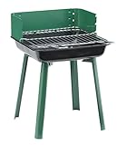 Grillchef 11525 - Portago Acero Verde Barbacoa de carbón 35 x 44.50 x 28 cm