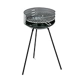 Algon Barbacoa C-50 Popular, Ø 50 cm, Altura 66 cm, Color Negro