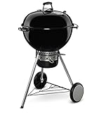 Weber Master-Touch GBS - Barbacoa Ø 57 cm, parrilla GBS, 2 cestas de carbón, negro humo (Black Gbs)