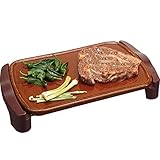 Jata GR559 Plancha de Asar Eléctrica de Terracota, 1600 W, 1 Liter, 0 Decibeles, marrón