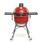 Kamado Joe® Classic Joe II Charcoal Grill in Blaze Red