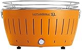 LotusGrill G-OR-435 - Barbacoa de carbón sin humo XL, color naranja