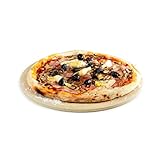 Barbecook Placa para Pizza de Arcilla Refractaria, Marrón, 36.5x37.5x4 cm, 2230023300