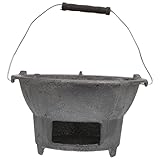 INOOMP Para Reutilizable De Sobremesa Carbón Camping Japonés Interior Aire Parrilla Portátil Estufa Barbacoa Resistente Desgaste Cm Mini Herramienta Parrilla Hierro Barbacoa