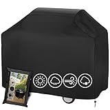 Funda Barbacoa Exterior Impermeable,Cubierta de la Parrilla,Cubierta para Barbacoa,Funda Protectora para Barbacoa Anti-UV 210D Oxford Tela Resistente al Agua Viento Lluvia Nieve Polvo(145x61x117)