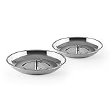 oneConcept - Food Tray, Parrilla para barbacoa, Accesorio para Kebab Master Pro, 2 unidades, Acero inoxidable, Grill vertical, Fácil lavar en lavavajillas, Pescados, filetes o chuletones