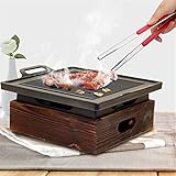 Parrilla De Barbacoa De Mesa para Picnics En El Jardín, Fiesta Japonesa Muza, Parrilla Portátil, Coreano, Japonés, Parrilla De Barbacoa, Horno De Carbón, Utensilios De Cocina Antiadherentes para El H