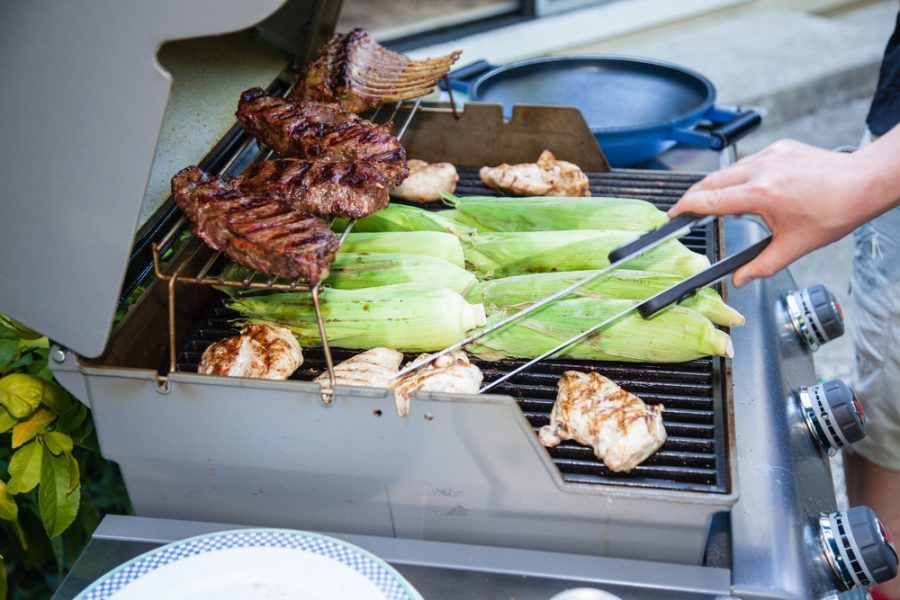 barbacoa de gas