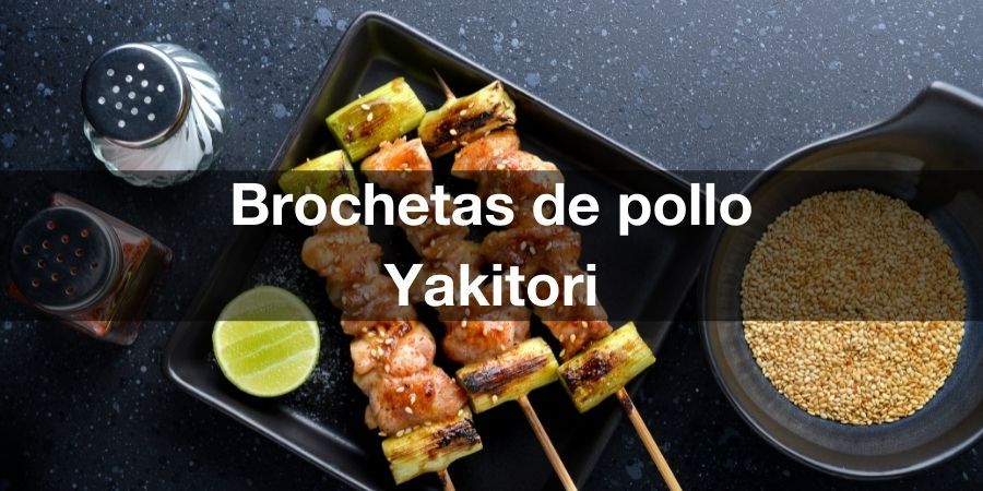 receta de brochetas de pollo yakitori a la barbacoa