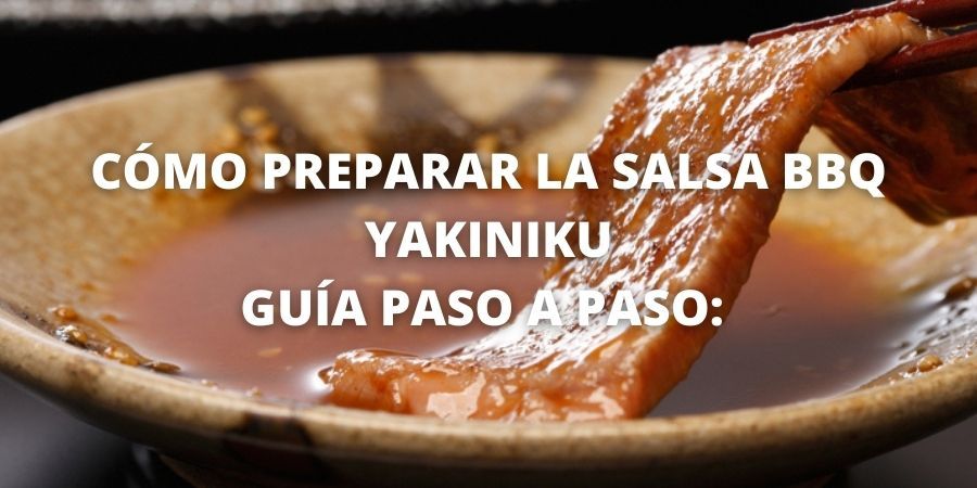 como preparar la salsa barbacoa yakiniku paso a paso